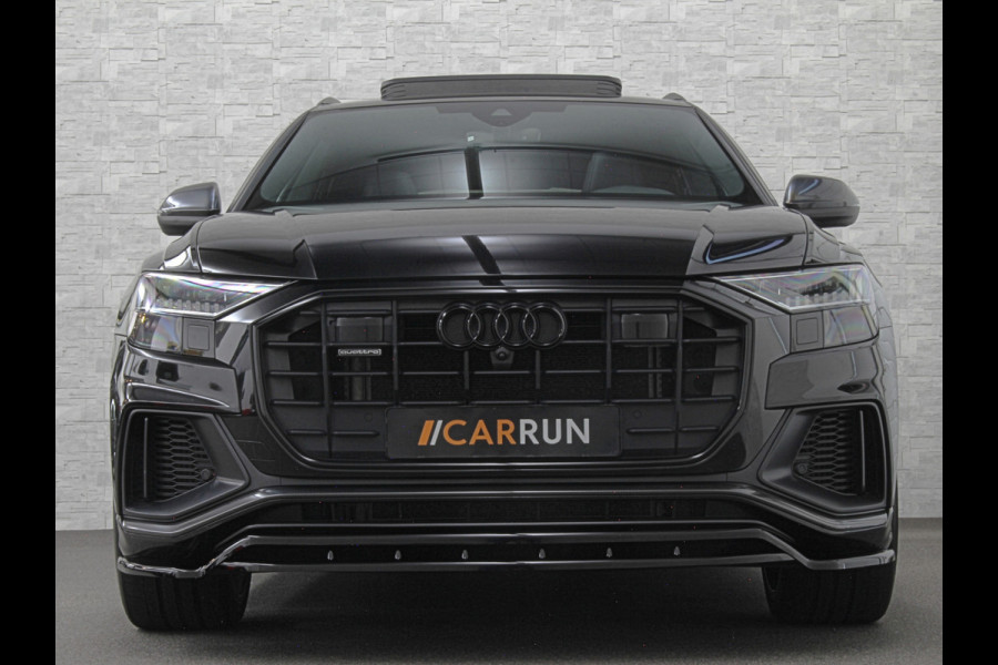 Audi Q8 60e 462PK Competition Plus | #RS-Seats | Carbon | B&O | 360 Camera | ACC | Panorama | Valcona Leder | 23" Audi Sport | Luchtvering | Keyless-Entry | Tour-Pakket | Lane & Side assist | Bovag Garantie.