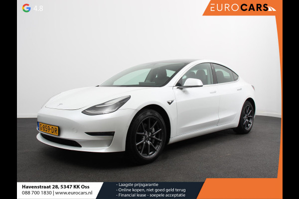 Tesla Model 3 Long Range AWD 75 kWh Navigatie Panorama dak 360 camera Parkeersensoren Stoelverwarming 19" lichtmetalen velgen Ledverlichting Leder Climate Control