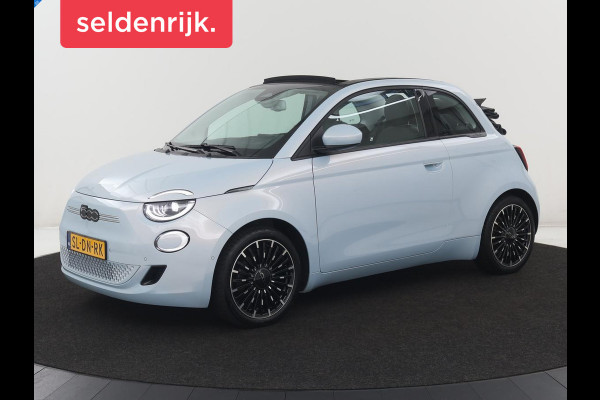 Fiat 500 Cabrio Icon 42 kWh | SOH 90,5 | 3 Fase | Adaptive cruise | Camera | Carplay | DAB | Climate control | Stoelverwarming | Navi. Full map |