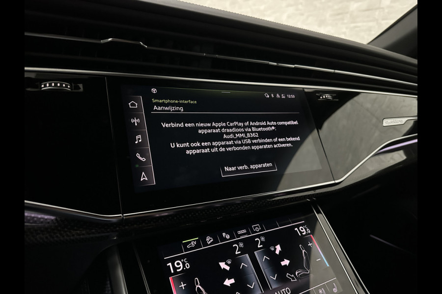 Audi Q8 60e 462PK Competition Plus | #RS-Seats | Carbon | B&O | 360 Camera | ACC | Panorama | Valcona Leder | 23" Audi Sport | Luchtvering | Keyless-Entry | Tour-Pakket | Lane & Side assist | Bovag Garantie.