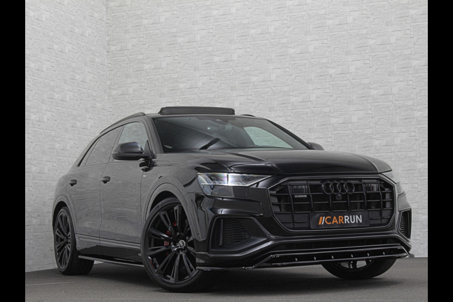 Audi Q8 60e 462PK Competition Plus | #RS-Seats | Carbon | B&O | 360 Camera | ACC | Panorama | Valcona Leder | 23" Audi Sport | Luchtvering | Keyless-Entry | Tour-Pakket | Lane & Side assist | Bovag Garantie.