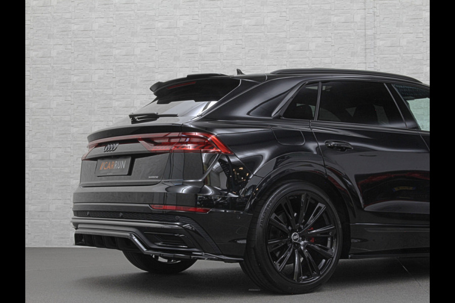 Audi Q8 60e 462PK Competition Plus | #RS-Seats | Carbon | B&O | 360 Camera | ACC | Panorama | Valcona Leder | 23" Audi Sport | Luchtvering | Keyless-Entry | Tour-Pakket | Lane & Side assist | Bovag Garantie.