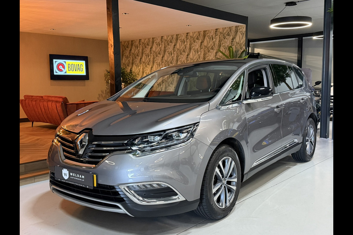 Renault Espace 1.8 TCe Initiale Paris 7P.|Trekhaak|Pano|Head-Up|Adaptieve Cruise|Camera|Lane Assist|Leder|Rijklaar