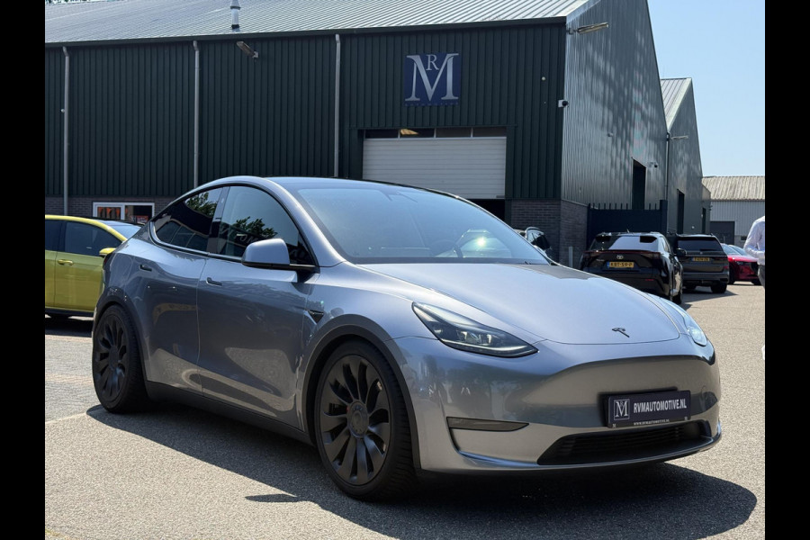 Tesla Model Y Performance AWD 75 kWh SOH 94% | AFNEEMBARE TREKHAAK| RESTERENDE ALGEMENE FABRIEKSGARANTIE TESLA T/M 03-2027 OF 80.000KM| ACCU + AANDRIJFLIJN T/M 03-2031/ 192.000KM| RIJKLAAR GELEVERD