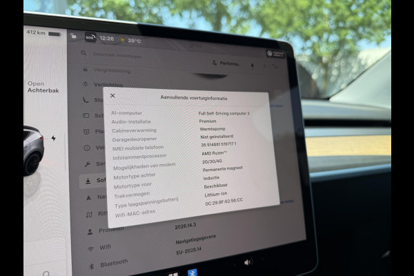 Tesla Model Y Performance AWD 75 kWh SOH 94% | AFNEEMBARE TREKHAAK| RESTERENDE ALGEMENE FABRIEKSGARANTIE TESLA T/M 03-2027 OF 80.000KM| ACCU + AANDRIJFLIJN T/M 03-2031/ 192.000KM| RIJKLAAR GELEVERD