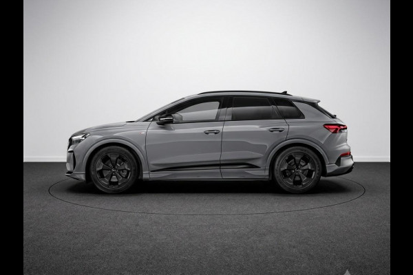 Audi Q4 e-tron S edition 82 KWh 286 pk | Optiekpakket zwart-glanzend | Privacy glas | Trekhaak | Leder/stof interieur |