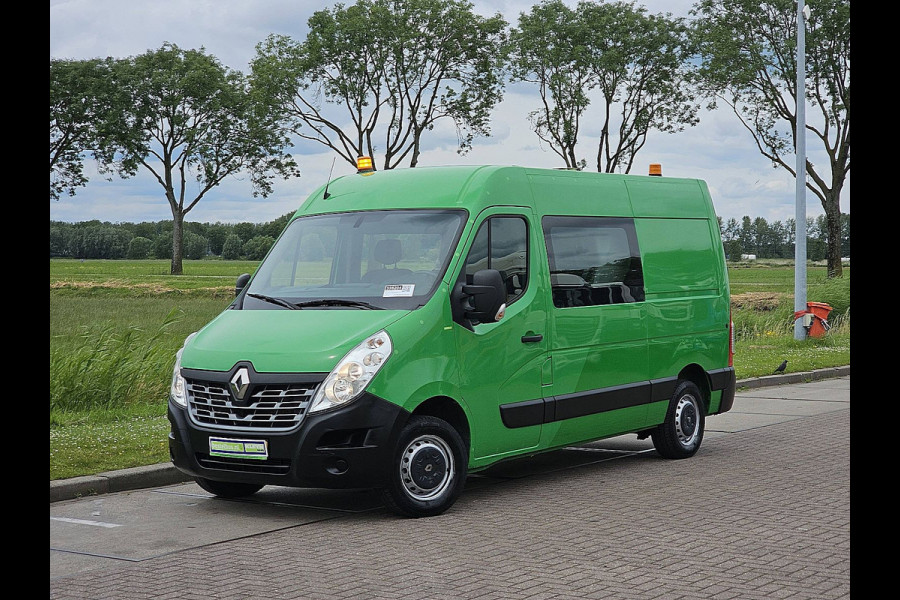Renault Master T35 2.3 dCi 130 L2H2 DC L2H2, dubele cabine, airco, navi, pdc, trekhaak