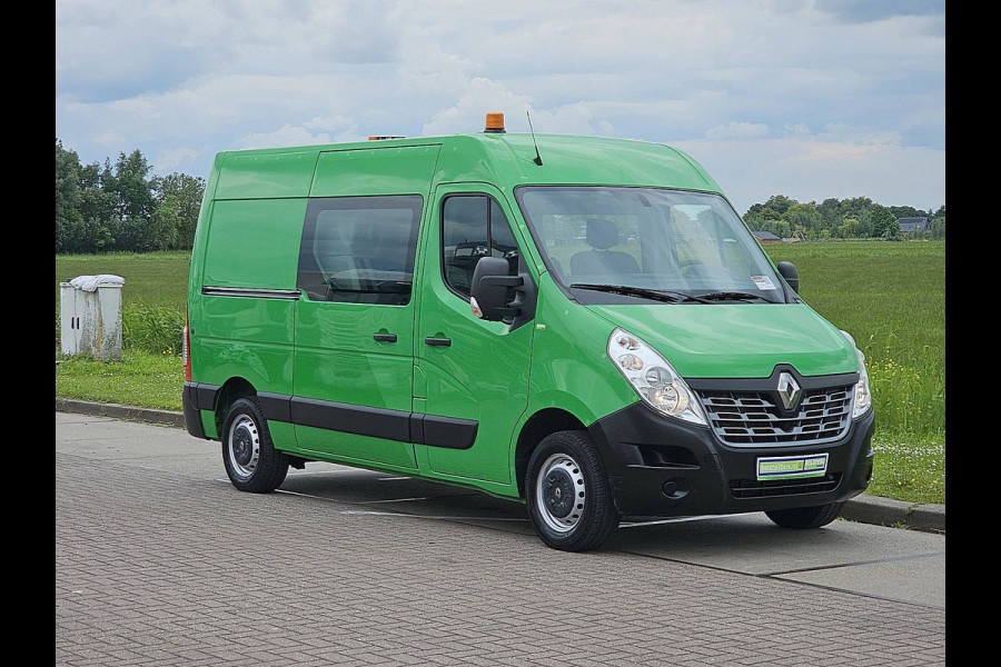 Renault Master T35 2.3 dCi 130 L2H2 DC L2H2, dubele cabine, airco, navi, pdc, trekhaak