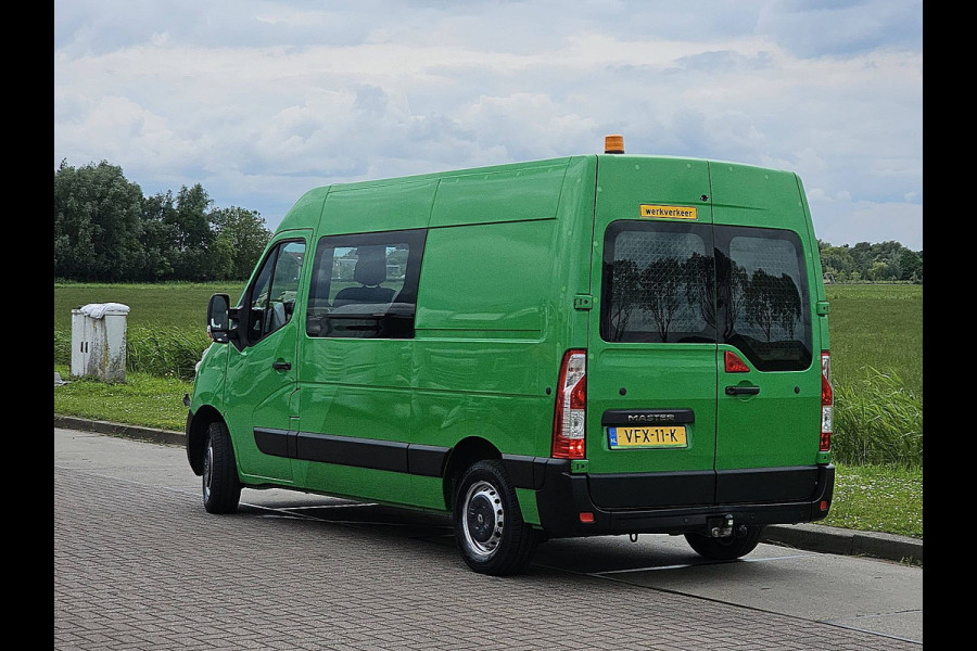Renault Master T35 2.3 dCi 130 L2H2 DC L2H2, dubele cabine, airco, navi, pdc, trekhaak