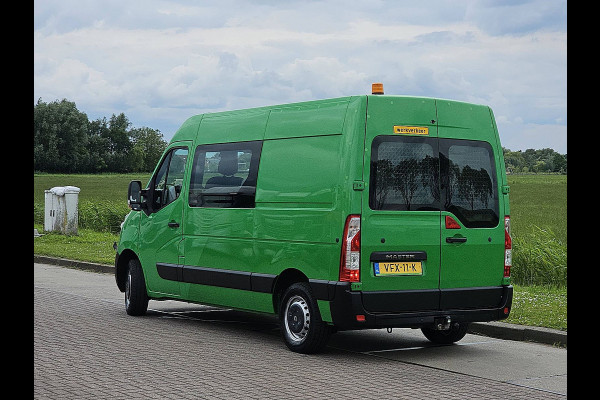 Renault Master T35 2.3 dCi 130 L2H2 DC L2H2, dubele cabine, airco, navi, pdc, trekhaak