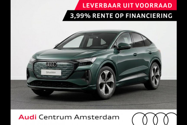 Audi Q4 Sportback e-tron S-edition Quattro 82 KWh 340 pk | Techniekpakket Pro | Glazen panoramadak | elektrische stoelen |  head-up display |