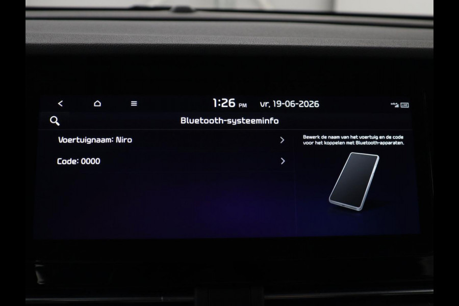 Kia Niro 1.6 GDi Hybrid DynamicLine | Carplay | Camera | Adaptive cruise | Digital cockpit | Half leder | Parkeerhulp | Navigatie | Climate control | DAB