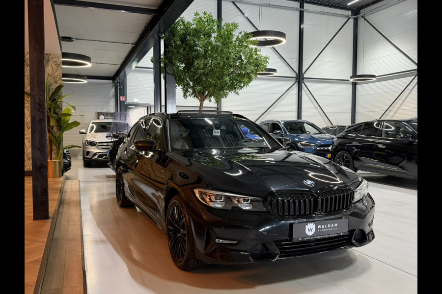 BMW 3-serie 330e xDrive M-Sport Line Black Edition|Pano|Black Pack|Sfeer|PDC|Keyless|Leder|LED+Xenon|Rijklaar