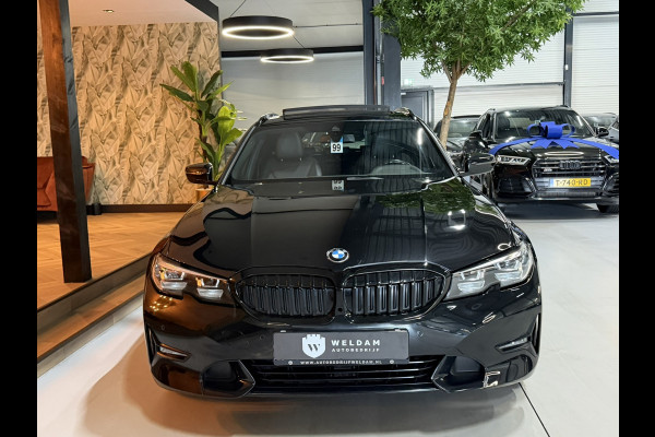 BMW 3-serie 330e xDrive M-Sport Line Black Edition|Pano|Black Pack|Sfeer|PDC|Keyless|Leder|LED+Xenon|Rijklaar
