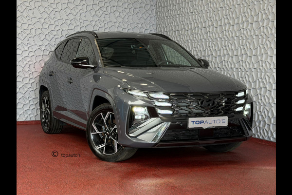 Hyundai Tucson ONGEBRUIKTE AUTO 1.6 T-GDI PHEV N-LINE CAMERA ELEK.KLEP ELEK.STOEL/GEHEUG.VERW/GEKOELD SUBWFR 19''LMV ZWARTE HEMEL STUURVERW. PLUG IN HYBRIDE