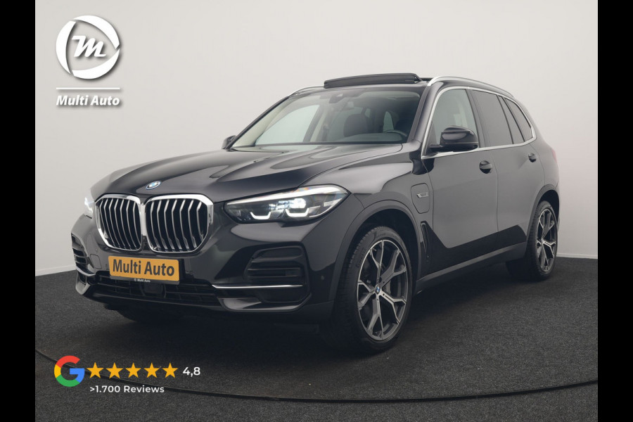BMW X5 xDrive45e High Executive PHEV 395pk Dealer O.H. | Panodak | Luchtvering | 360 Camera | Adaptief Onderstel | Lederen Sportstoelen Memory & Verwarmd | Sfeerverlichting | Apple Carplay | Navigatie | DAB | Plug In Hybrid |