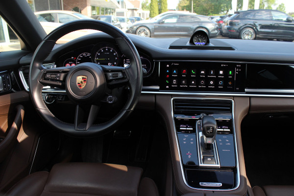 Porsche Panamera Sport Turismo 2.9 4 E-Hybrid / Panoramadak / 360Camera / Head-up / Softclose / Sportdesign+Chrono / 21'' / Sportuitlaat / Bose / Keyless / Stoelverwarming 4x / Stoelventilatie / Stuurverwarming / Dodehoek / DAB / ACC