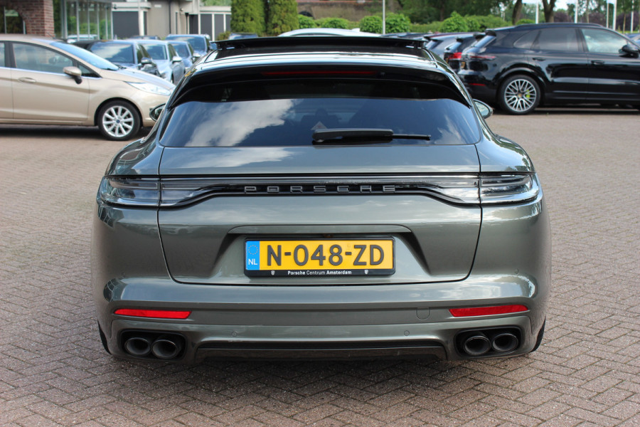 Porsche Panamera Sport Turismo 2.9 4 E-Hybrid / Panoramadak / 360Camera / Head-up / Softclose / Sportdesign+Chrono / 21'' / Sportuitlaat / Bose / Keyless / Stoelverwarming 4x / Stoelventilatie / Stuurverwarming / Dodehoek / DAB / ACC
