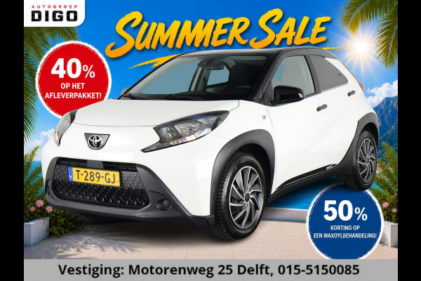 Toyota Aygo X 1.0 BLACK & WHITE SPECIAL EDITION GARANTIE 6-2033 CARPLAY NAVIGATIE.ADAPTIEVE CRUISE. SPECIAL EDITION PACK