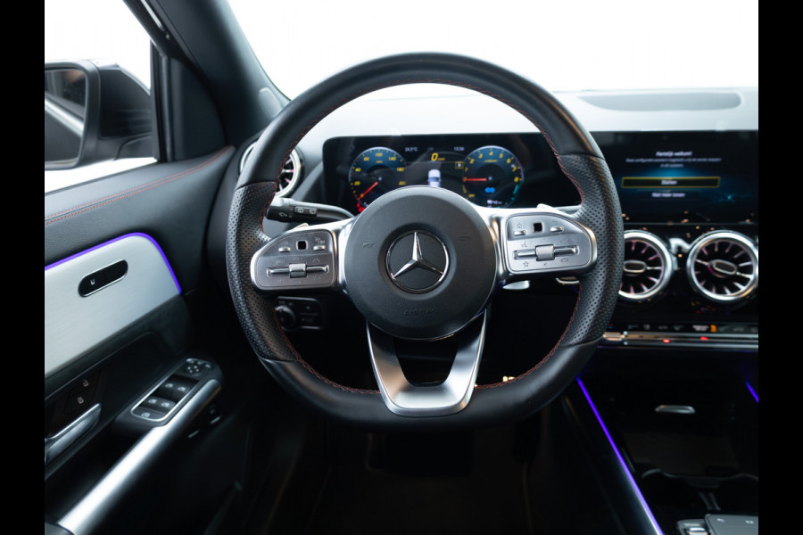 Mercedes-Benz GLA 250 e AMG Line | 360 Camera | Adaptive Cruise | Stoelverw. | Sfeerrverlichting | Elec. klep | App-connect Navigatie, Spraakbediening, Parkeersensoren v + A, Extra getint glas vanaf B-stijl