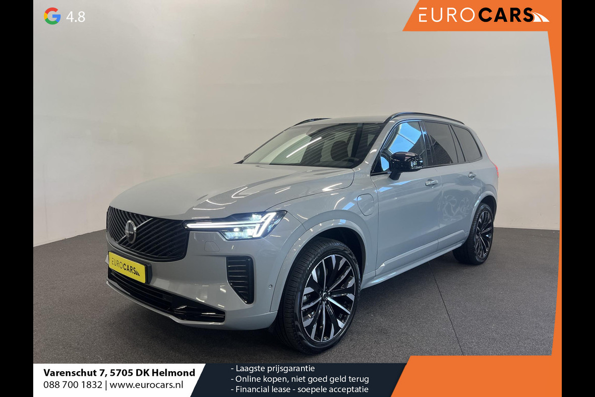 Volvo XC90 2.0 T8 Plug-in hybrid AWD Plus Dark 7 persoons Navigatie Apple Carplay/Android Auto 360 Camera Parkeersensoren Adaptive Cruise Control Full LED Stoel- en stuurverwarming Memory stoelen Climate Control Lichtmetalen velgen