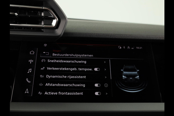 Audi A3 Sportback Pro Line 40 TFSI e 204 pk | Assis.pak Driving+Parking plus | Led v+a, dyna. knipper. achter | Sportstoelen zwarte stof | Apple carplay |
