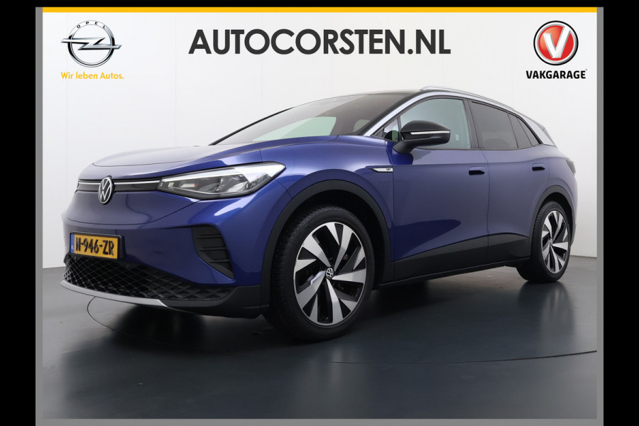Volkswagen ID.4 First 82kWh SOH 92% Stuur+Stoelverwarming Camera Adap.Cruise Apple Carplay/Android Auto Navi Ecc Geluidsisolerend glas DAB Lmv 20" Front assist Rijstrooksensor WiFi