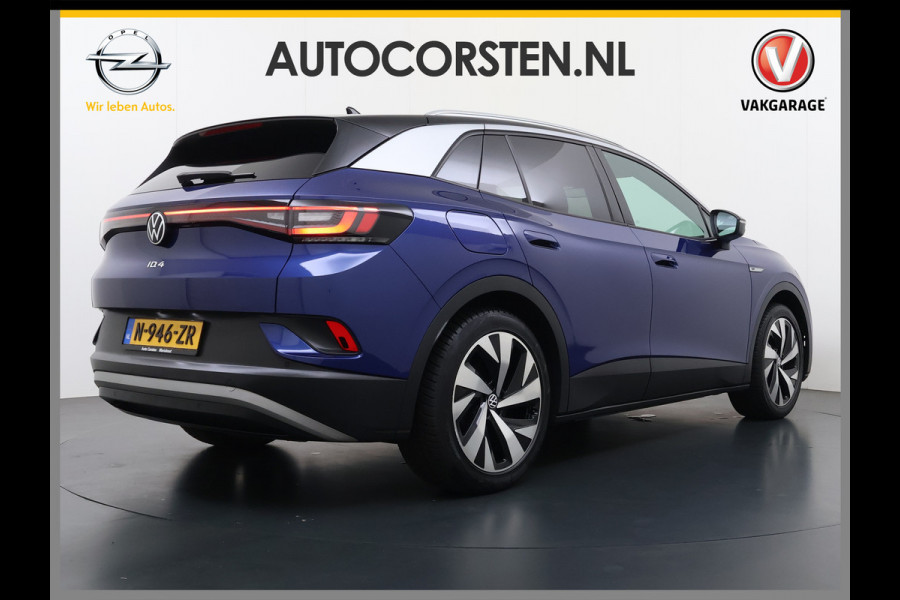 Volkswagen ID.4 First 82kWh SOH 92% Stuur+Stoelverwarming Camera Adap.Cruise Apple Carplay/Android Auto Navi Ecc Geluidsisolerend glas DAB Lmv 20" Front assist Rijstrooksensor WiFi