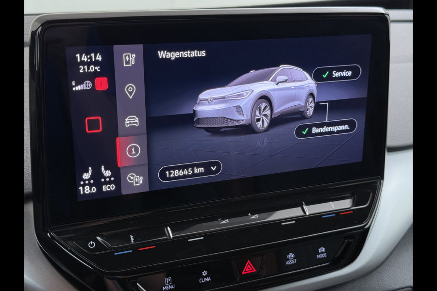 Volkswagen ID.4 First 82kWh SOH 92% Stuur+Stoelverwarming Camera Adap.Cruise Apple Carplay/Android Auto Navi Ecc Geluidsisolerend glas DAB Lmv 20" Front assist Rijstrooksensor WiFi