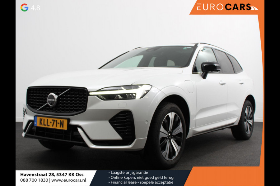 Volvo XC60 2.0 T6 Plug-in hybrid AWD Automaat Plus Dark Adaptieve cruise control Leder Navigatie Google Harman Kardon Panorama dak Lichtmetalen Velgen Dab Stoelverwarming Camera 360 Led Climate control Apple Carplay/ Android Auto