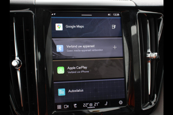 Volvo XC60 2.0 T6 Plug-in hybrid AWD Automaat Plus Dark Adaptieve cruise control Leder Navigatie Google Harman Kardon Panorama dak Lichtmetalen Velgen Dab Stoelverwarming Camera 360 Led Climate control Apple Carplay/ Android Auto