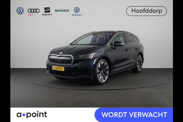 Škoda ENYAQ iV 60 180 pk | SOH 93,53% | Navigatie | Parkeersensoren | Achteruitrijcamera | Lederen bekleding | Matrix LED koplampen | Autom. airco (3 zones) | Stoelverwarming |