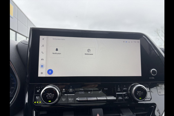 Toyota highlander 2.5 AWD Hybrid Premium 247 PK | 7 Persoons | Panoramadak | 360 graden camera | JBL audio | Head up Display | Stoelverwarming | Achterbank verwarmd | 2 Sets wielen