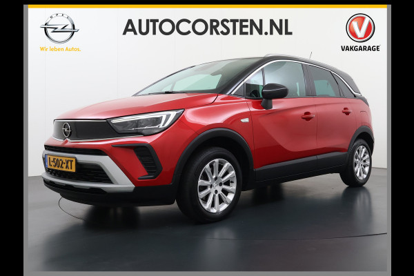 Opel Crossland 1.2T 131PK Automaat Stoel+Stuurverwarming AGR-Comfort Stoel 360°Camera Apple Carplay Android Auto Navi EccElegance Cruise Control Pdc Isofix DAB Bluetooth Lane Assist Led Lmv Regen-Lichtsensor