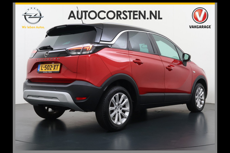 Opel Crossland 1.2T 131PK Automaat Stoel+Stuurverwarming AGR-Comfort Stoel 360°Camera Apple Carplay Android Auto Navi EccElegance Cruise Control Pdc Isofix DAB Bluetooth Lane Assist Led Lmv Regen-Lichtsensor