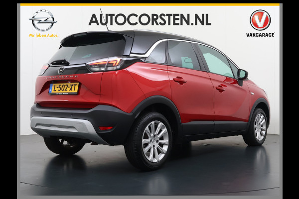 Opel Crossland 1.2T 131PK Automaat Stoel+Stuurverwarming AGR-Comfort Stoel 360°Camera Apple Carplay Android Auto Navi EccElegance Cruise Control Pdc Isofix DAB Bluetooth Lane Assist Led Lmv Regen-Lichtsensor