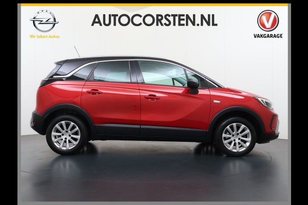 Opel Crossland 1.2T 131PK Automaat Stoel+Stuurverwarming AGR-Comfort Stoel 360°Camera Apple Carplay Android Auto Navi EccElegance Cruise Control Pdc Isofix DAB Bluetooth Lane Assist Led Lmv Regen-Lichtsensor
