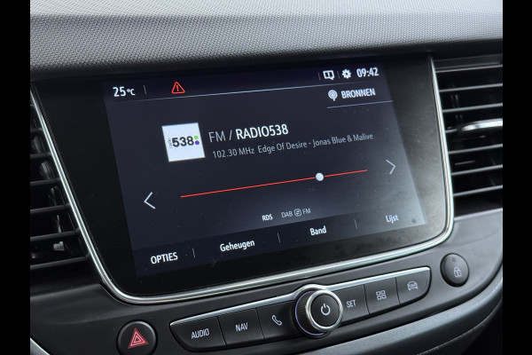 Opel Crossland 1.2T 131PK Automaat Stoel+Stuurverwarming AGR-Comfort Stoel 360°Camera Apple Carplay Android Auto Navi EccElegance Cruise Control Pdc Isofix DAB Bluetooth Lane Assist Led Lmv Regen-Lichtsensor