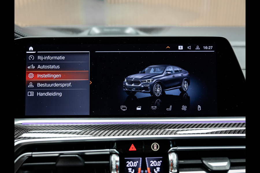 BMW X6 M50i High Executive | Sky Lounge panoramadak | Bowers & Wilkins | Massage- en ventilatiestoelen | BMW Night Vision |