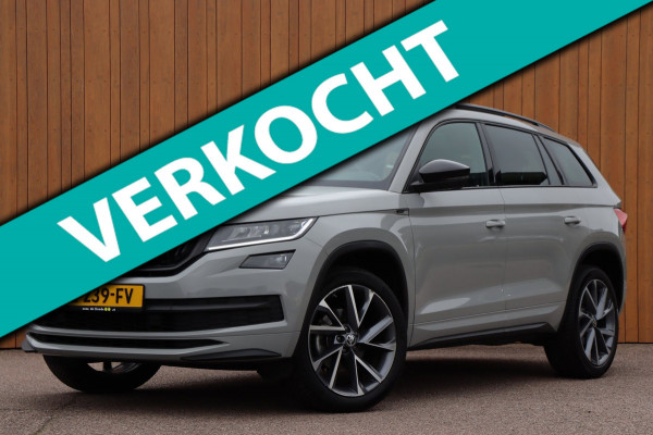 Škoda Kodiaq 1.5 TSI Sportline Business org.NL pano-schuifdak stuurverw. trekhaak camera el.klep