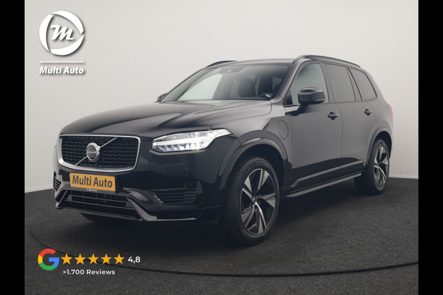 Volvo XC90 T8 Twin Engine AWD R-Design 7 Persoons PHEV 392pk Dealer O.H | Trekhaak Af Fabriek | Adaptive Cruise | Harman / Kardon | Lederen Sportstoelen Memory & Verwarmd | Apple Carplay | Navigatie | Virtual | DAB | 20"L.M | Plug In Hybrid |