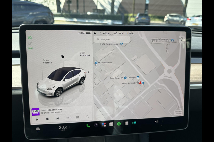 Tesla Model Y Long Range Dual AWD VAN: 39.900,- VOOR: 36.770,- UW WKVOORDEEL: 3.130,- | SOH 95% | AFNEEMBARE TREKHAAK|  RIJKLAAR GELEVERD | 12 MND BOVAG GARANTIE | TESLA GARANTIE ACCU + AANDRIJFLIJN T/M 08-2031/ 192.000KM|