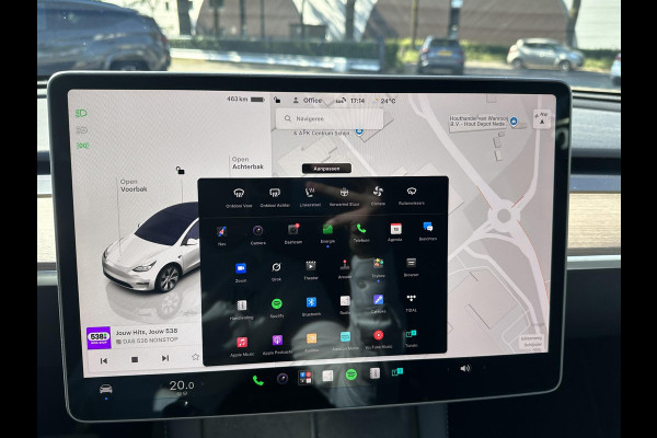 Tesla Model Y Long Range Dual AWD VAN: 39.900,- VOOR: 36.770,- UW WKVOORDEEL: 3.130,- | SOH 95% | AFNEEMBARE TREKHAAK|  RIJKLAAR GELEVERD | 12 MND BOVAG GARANTIE | TESLA GARANTIE ACCU + AANDRIJFLIJN T/M 08-2031/ 192.000KM|