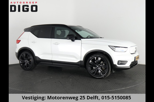 Volvo XC40 RECHARGE TWIN PRO AWD SOD ACCU 93% GARANTIE 9-2031 SCHUIF/ PANORAMADAK. WARMTEPOMP. DIGITAAL DASHBOARD.