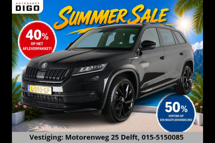 Škoda Kodiaq 1.5 TSI SPORTLINE BUSS.AUTOMAAT GARANTIE 5-2031* TREKHAAK. STOELVERWARMING . VIRTUAL COCKPIT .
