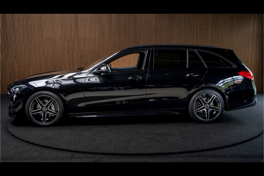 Mercedes-Benz C-Klasse Estate 180 AMG Pano Leder Matrix LED 360 Navi Elektr. trekhaak Memory Stoelverwarming Elektr. trekhaak PTS LM velgen