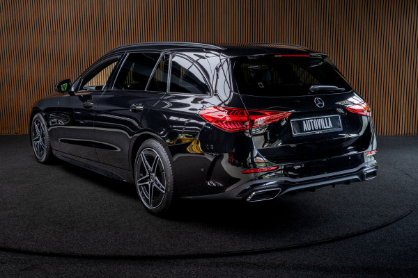 Mercedes-Benz C-Klasse Estate 180 AMG Pano Leder Matrix LED 360 Navi Elektr. trekhaak Memory Stoelverwarming Elektr. trekhaak PTS LM velgen