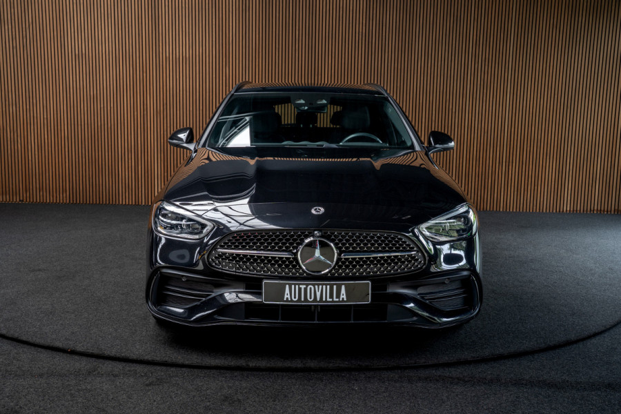 Mercedes-Benz C-Klasse Estate 180 AMG Pano Leder Matrix LED 360 Navi Elektr. trekhaak Memory Stoelverwarming Elektr. trekhaak PTS LM velgen