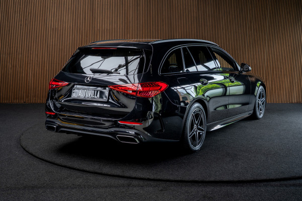 Mercedes-Benz C-Klasse Estate 180 AMG Pano Leder Matrix LED 360 Navi Elektr. trekhaak Memory Stoelverwarming Elektr. trekhaak PTS LM velgen