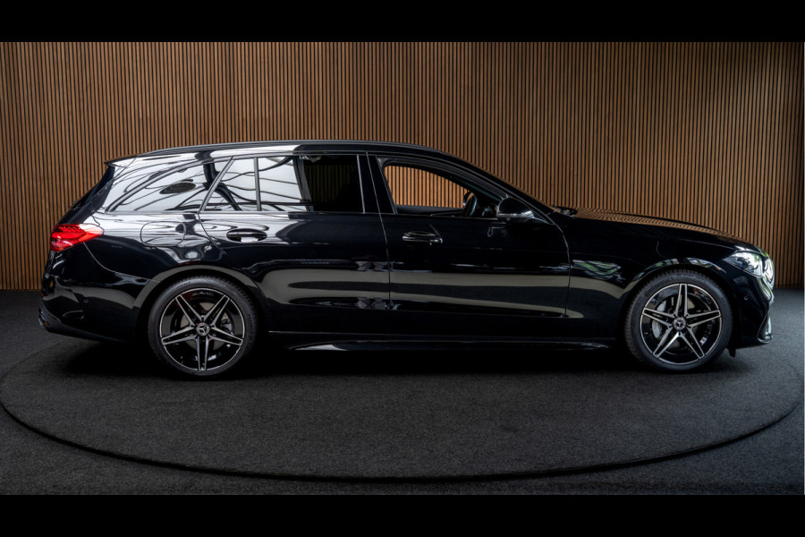 Mercedes-Benz C-Klasse Estate 180 AMG Pano Leder Matrix LED 360 Navi Elektr. trekhaak Memory Stoelverwarming Elektr. trekhaak PTS LM velgen